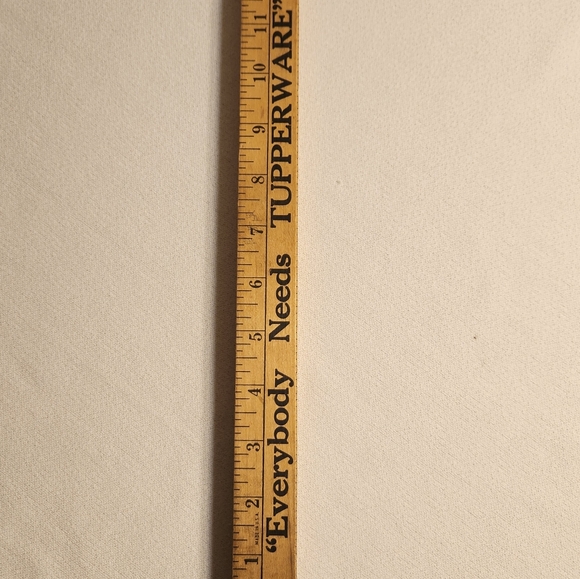Vintage Everybody Needs Tupperware Folding Yardstick Made in USA - Picture 6 of 11